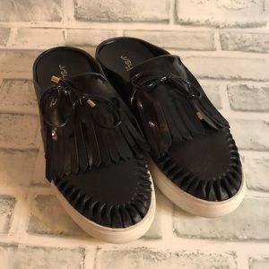 J/Slides black mule sneakers